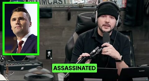 Tim Pool chokes up on air announcing the death of his friend Charlie Kirk