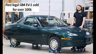 GM EV1 sold for over 100k, first legal sale