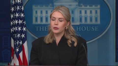 🇺🇸❌🇻🇪🇮🇷 — White House Press Secretary Karoline Leavitt on the seized oil tanker