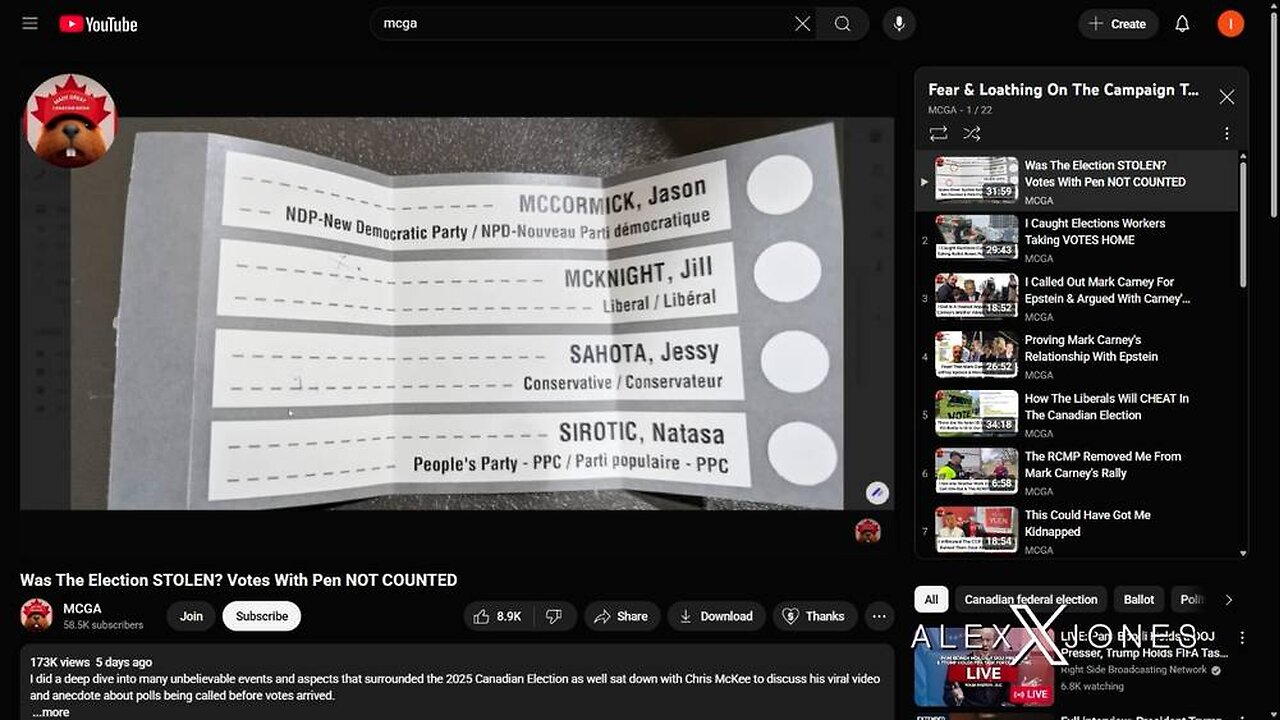 Canadian Citizen Journalist Catches Election Workers Taking Boxes Of Ballots Home