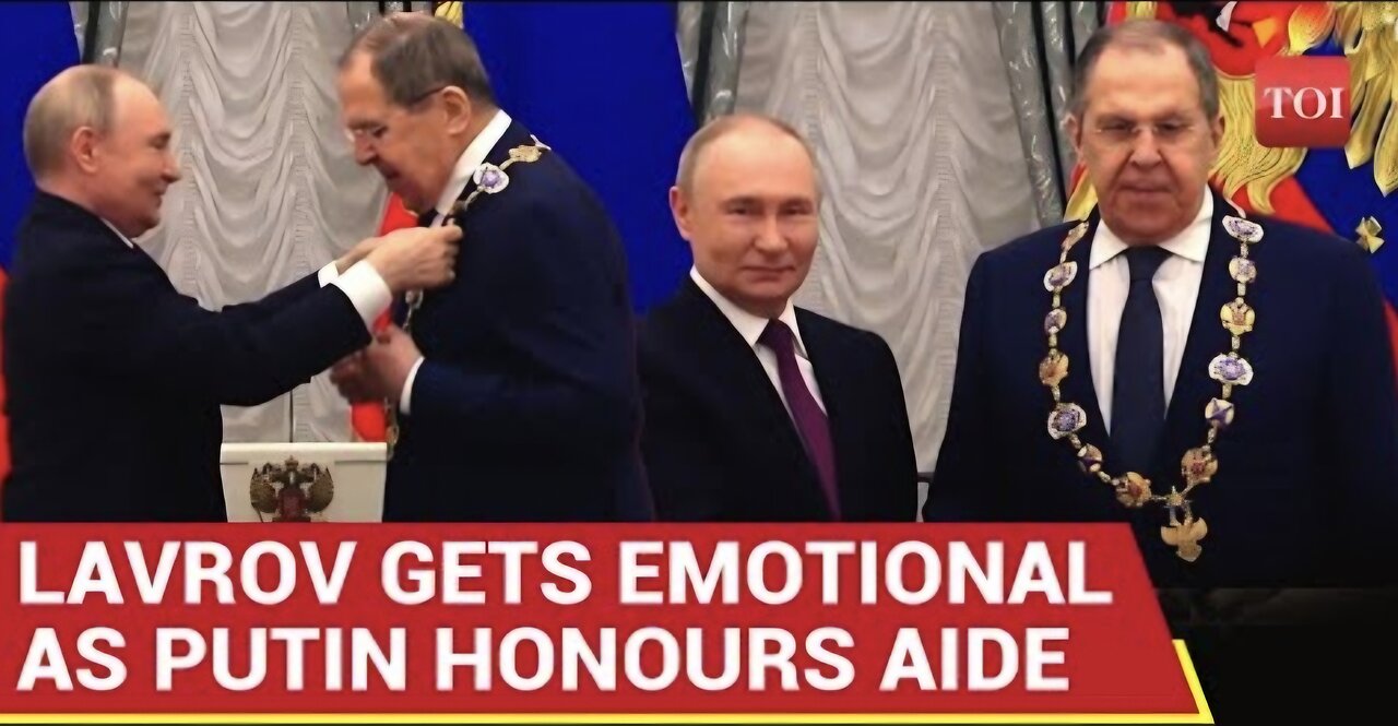 Dear Vladimir... : Lavrov's Emotional Speech After Putin Honours Him With Highest Award | Russia
