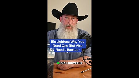 Bic Lighters: Why You Need One (But Also Need a Backup)