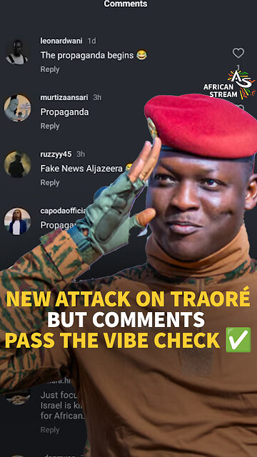 NEW ATTACK ON TRAORÉ BUT COMMENTS PASS THE VIBE CHECK ✅