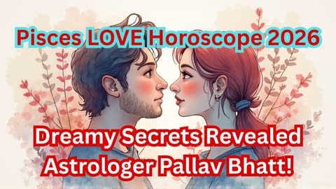 Pisces Love Horoscope 2026 | Dreamy Secrets by Pallav Bhatt!