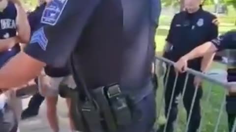 Zog Bots Arrest a young White man for reading scripture in public