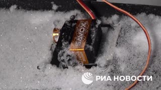 Russia’s Defense Ministry released footage purportedly showing a Ukrainian drone that was shot down