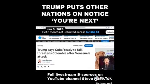 Columbia and Cuba next ..