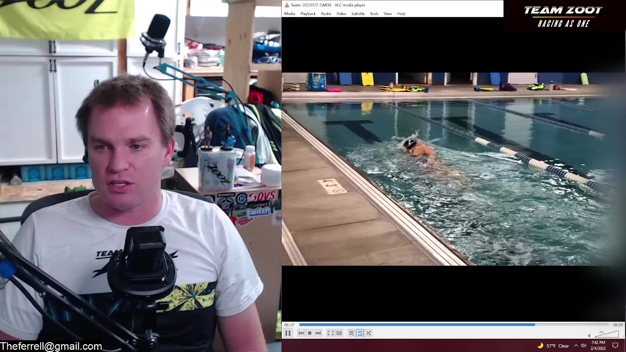 Mary Swim Stroke Technique Review Video