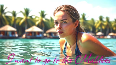 POP MUSIC. Song I want to go to the Maldives.