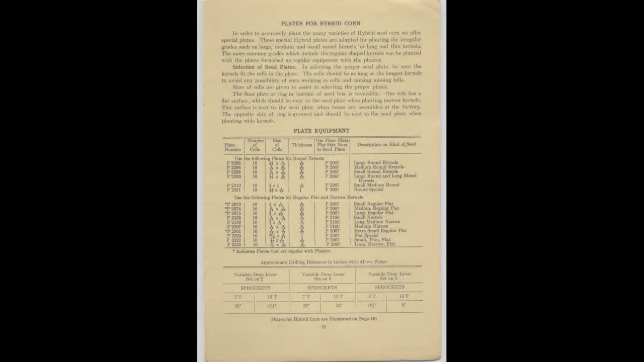 1940 Case DCB4CR and CCB4CR check row planter operating instructions DC1261 400540
