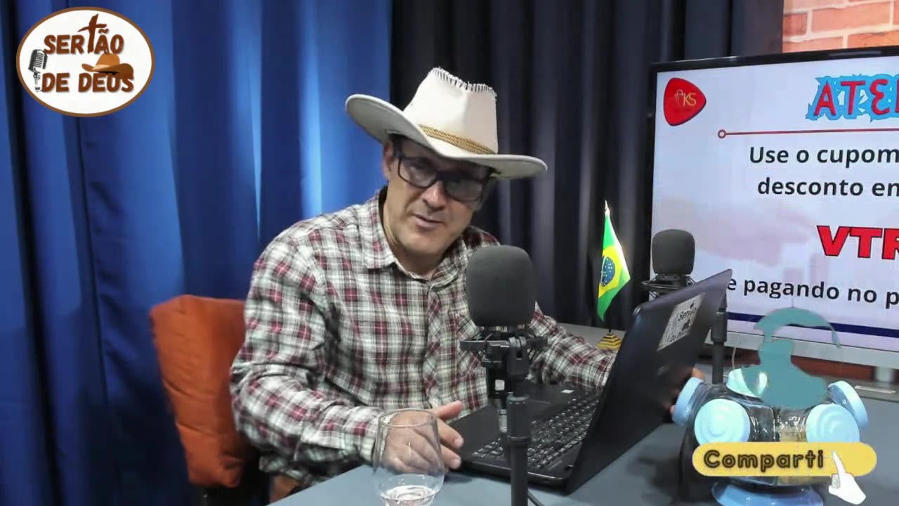 Sertão de Deus #054 - 31/05/25 - Dedo de prosa com o Dr. RodrigoO que tem no balaio do Guidão?