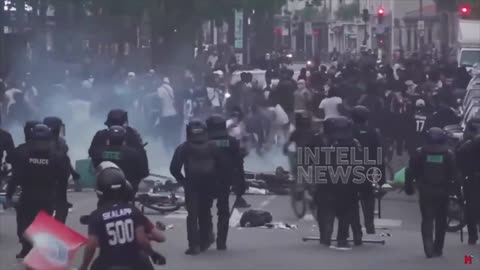 Should Macron sort his own house before arming Zelensky's neo-nazis?
