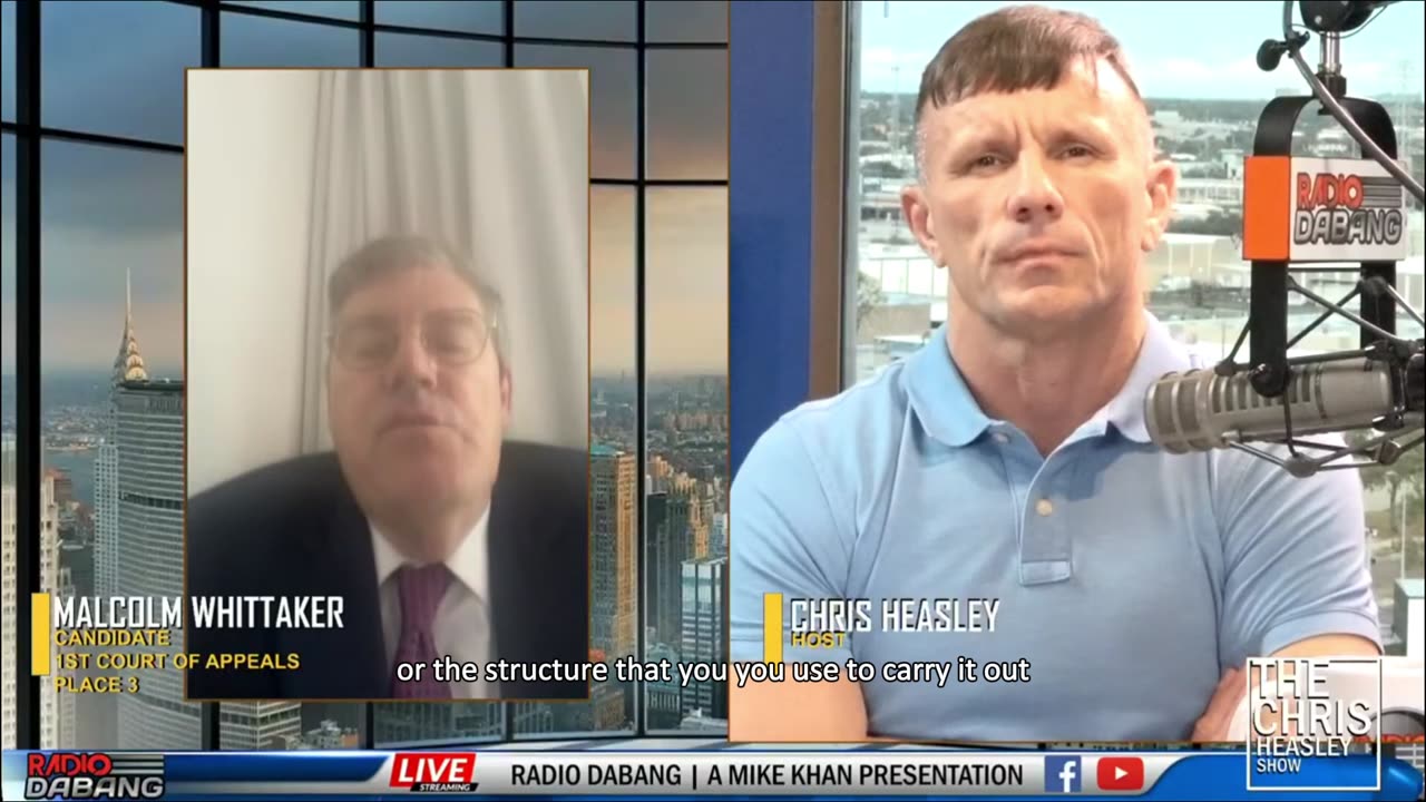 Episode With 'Malcolm Whittaker', 1st Court of Appeals, Place 3 Candidate