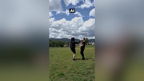 AI vs Real-Life Parkour And Flips