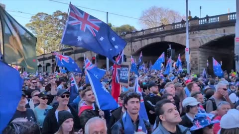 Thousands attend "March for Australia" rallies in Sydney, Melbourne, Brisbane