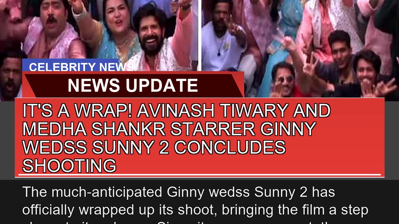 Its a Wrap Avinash Tiwary and Medha Shankr Starr