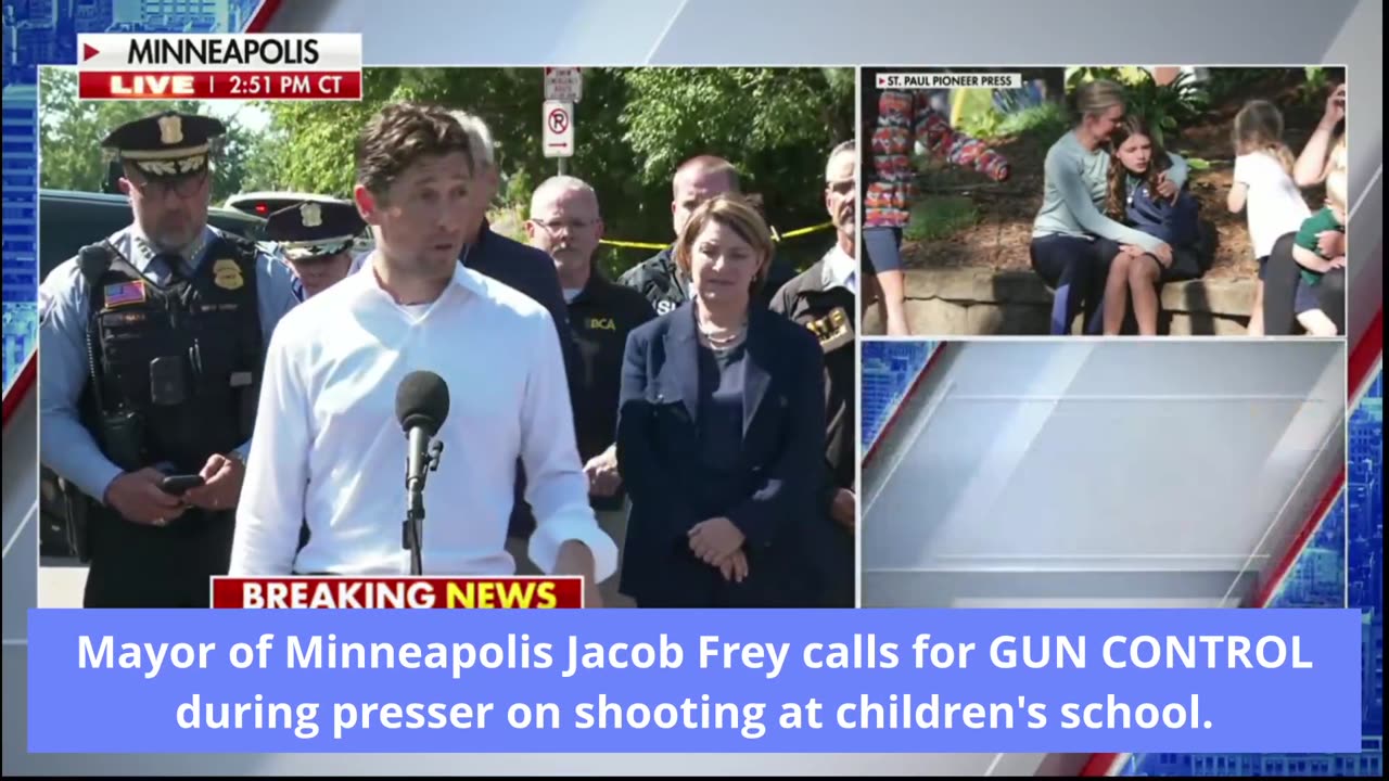 Mayor of Minneapolis Jacob Frey: "We have more guns in this country than people."