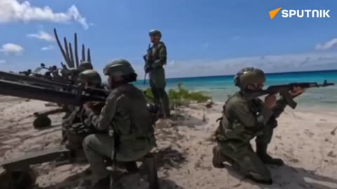 L'esercito venezuelano esercitazioni su larga scala per respingere un'invasione straniera.