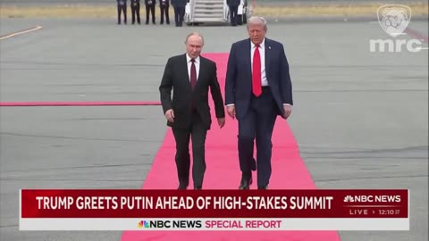TRUMP AND PUTIN ARRIVE FOR HIGH STAKES SUMMIT.