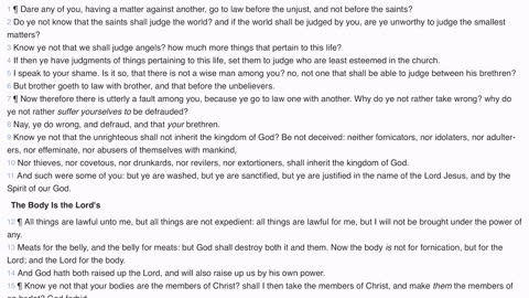 1 Corinthians 6