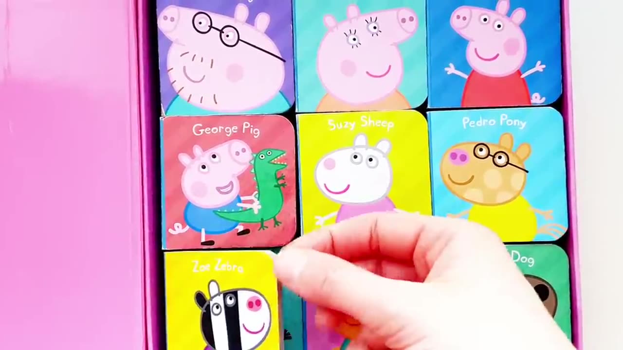 Peppa Pig A Big Box of Little Books | 9 Books Read Aloud| First Words Kids Books