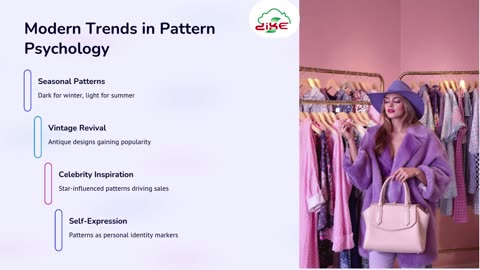 What is the psychology of colours and patterns in the clothing industry?