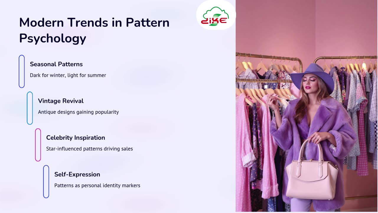 What is the psychology of colours and patterns in the clothing industry?