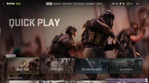 MW2 short stream