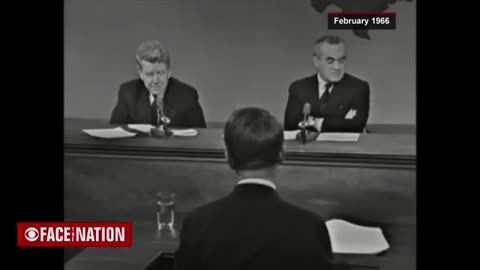 Sen. Robert Kennedy on "Face the Nation," 1966, via the Archives