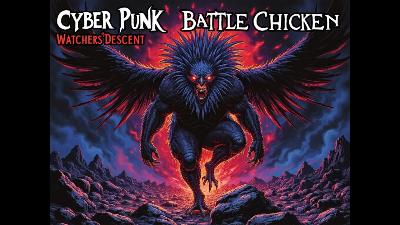 Cyber Punk Battle Chicken - The Watchers' Descent