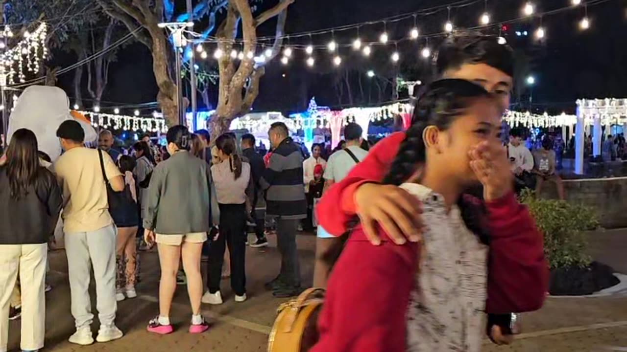 Marcher de Noël à Baguio aux Philippines