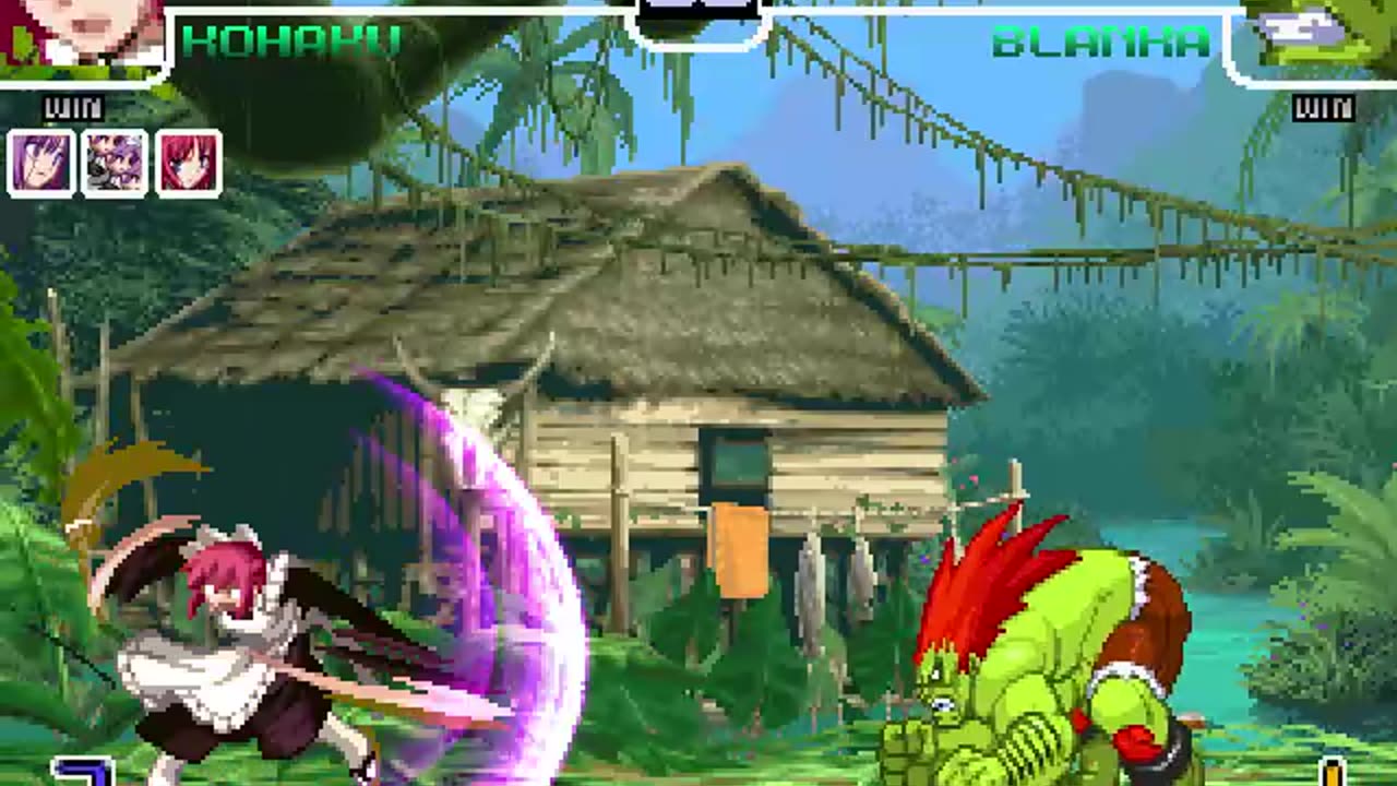 Hisui, Kohaku, and the Mech Hisuis (Me) vs Blanka