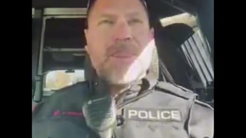 Canadian Police officer calls for a revolution, he sees similarities in Canada and ww2.