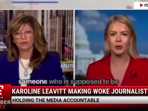 Karoline Leavitt Making Woke Journalist Pay