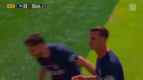 Fabian Ruiz GOAL. PSG 1-0 REAL MADRID