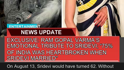 Exclusive Ram Gopal Varmas Emotional Tribute to