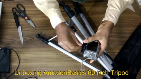 Unboxing AmazonBasics 60 inch Tripod