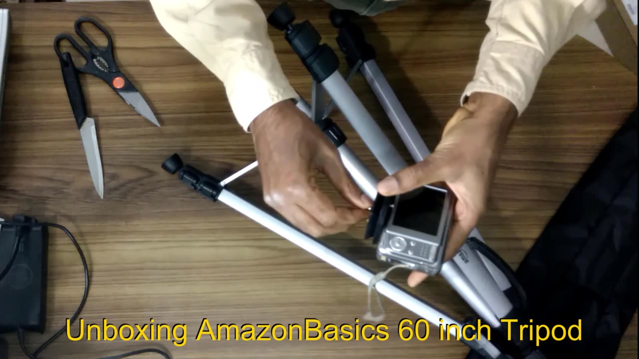 Unboxing AmazonBasics 60 inch Tripod