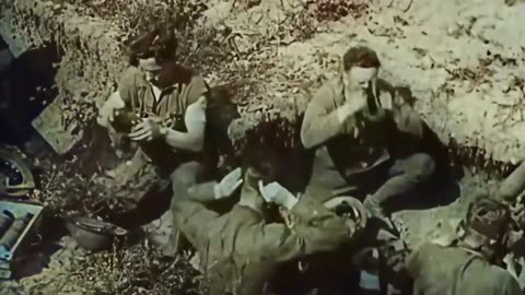 39 - Drums of thunder scream decay - WW1 Inspired Trench Music - Colourized Footage