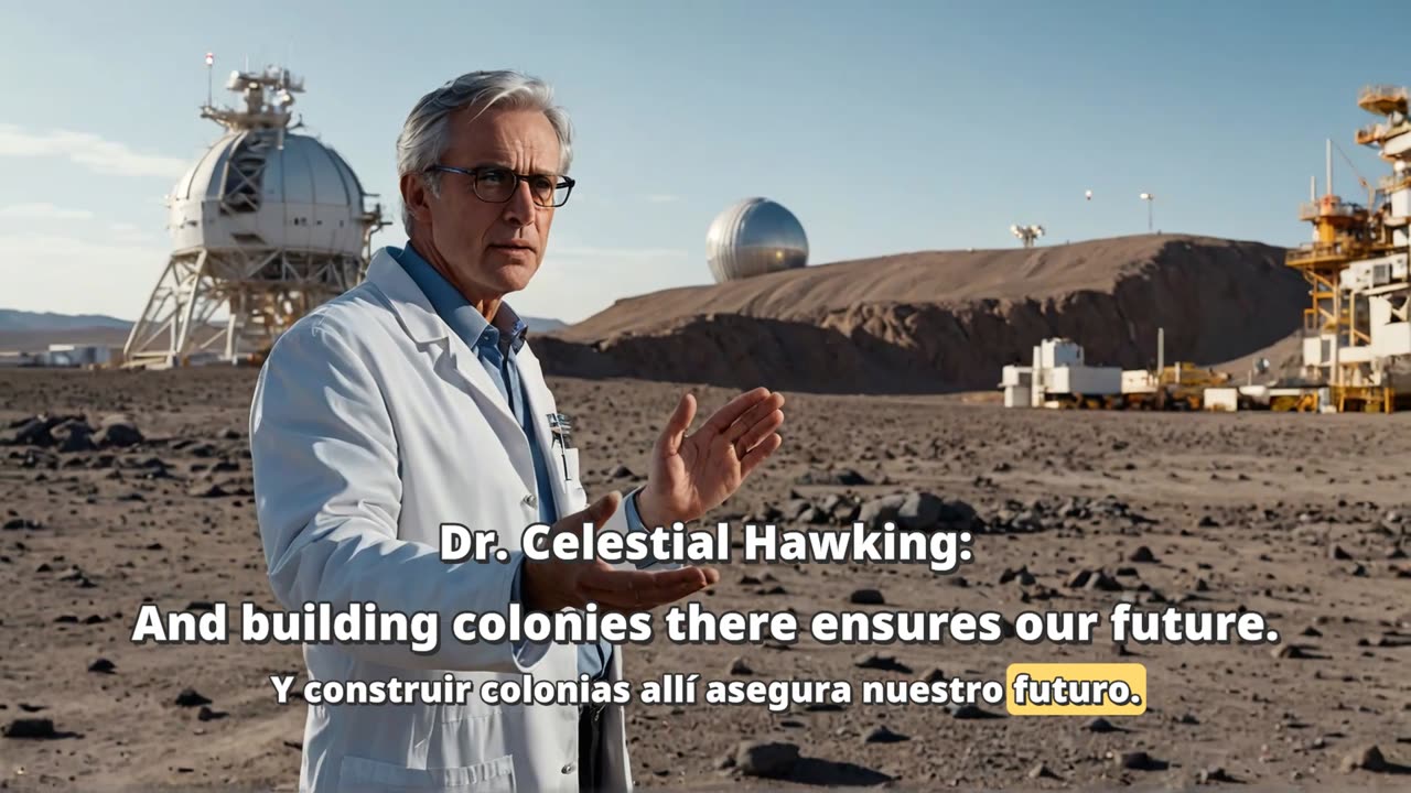 "The Human Future on the Moon | Diálogo Bilingüe Inglés-Español | Colonias Espaciales y Vida Lunar"