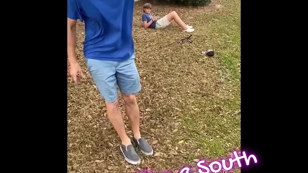 Rude Neighbor turns into SouthPark character !!