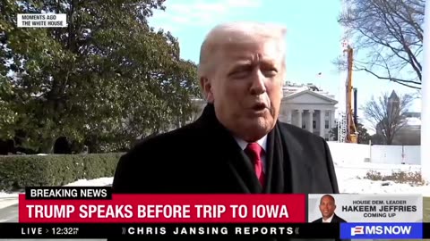 Trump says he thinks Kristi Noem is "doing a very good job."