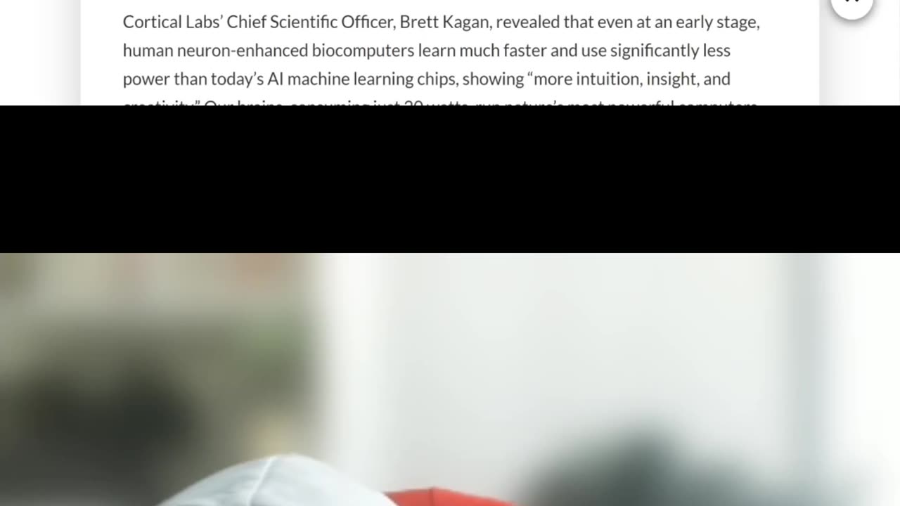 actual brains being grown inside robots