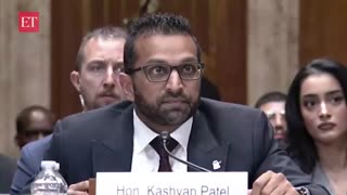 Kash Patel loses cool at Democrats during a senate hearing