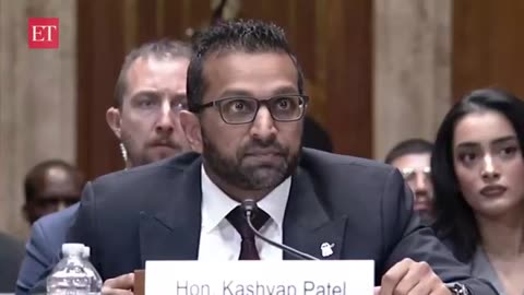 Kash Patel loses cool at Democrats during a senate hearing