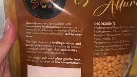 @estheticsbyjuju Reviews Sexy Smooth Golden Allure Hard Wax | Live Test on Hand