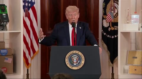 POTUS : "We cut your taxes from almost 40% down to 21%. Now, we're bringing your taxes