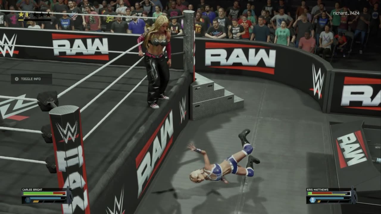 wwe 18 Carlee Bright VS Kris Matthews