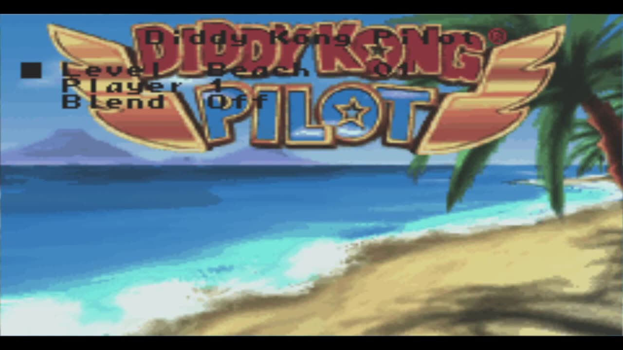 Diddy Kong Pilot Protótipo Beach 03