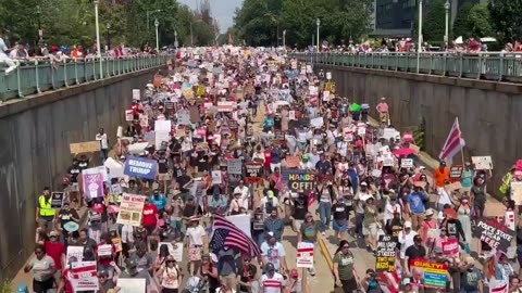 Wash D.C. Mass Protests ⚡ We want our crime back and we want it now❗